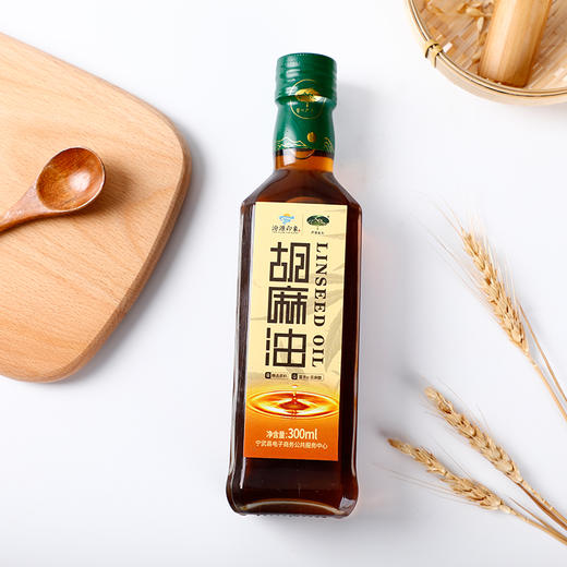 纯胡麻油亚麻籽油热榨300mL/桶家用食用油桶装孕妇月子油 商品图1