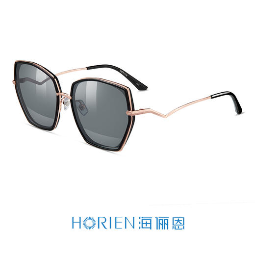 海俪恩新款偏光太阳镜女防紫外线眼镜开车大脸墨镜女N6723 商品图0