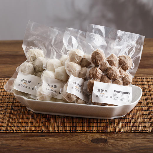 [悟空家专享]潮管家大四喜肉丸礼盒1kg牛肉丸 猪肉丸 鱼丸 墨鱼丸 商品图2
