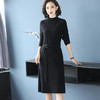SM-VY69183纯色毛衣裙中长款大码时尚 商品缩略图3