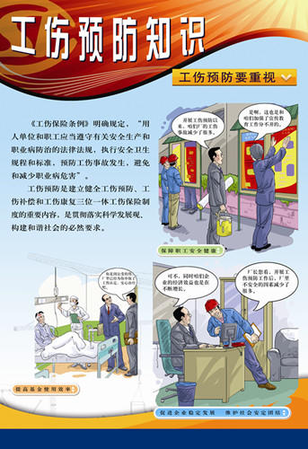 工伤预防知识（工伤预防系列宣教挂图） 商品图0