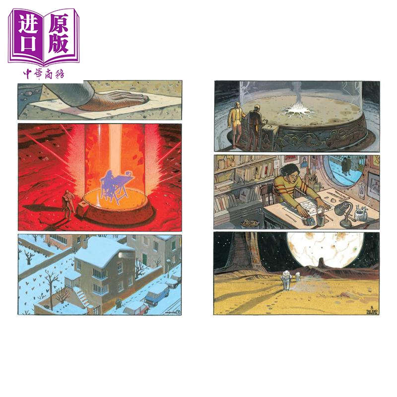 中商原版法国漫画家墨比斯莫比乌斯图书馆埃德娜的艺术英文原版
