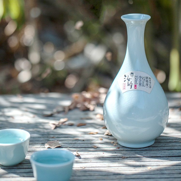 汝醉·花间一壶酒礼盒│赖茅创始人嫡传配方,12年陈酿,配珍贵汝瓷