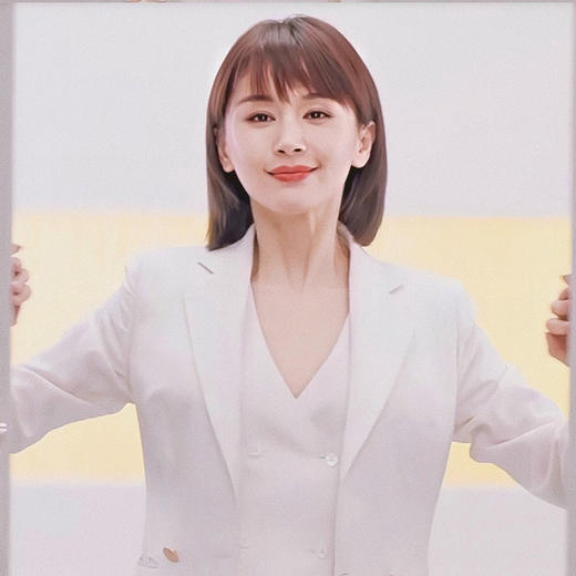 MXQ-23492496明星王子文同款小香风白色西装套装 商品图1