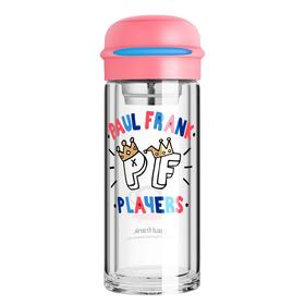 paulfrank大嘴猴玻璃杯男女学生水杯双层办公茶杯随手杯创意杯子