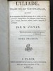 【法语】1809年 荷马史诗《伊利亚特》（全3卷） 法兰西文学院院士艾尼昂译本 原始小牛皮精装 书脊烫金压花 商品缩略图4