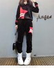 LLY-gdb301-a0014秋冬新款时尚欧货潮洋气时髦金丝绒加绒加厚套装 商品缩略图3