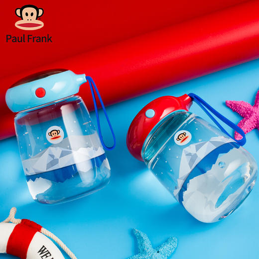大嘴猴（paulfrank）玻璃杯可爱便携企鹅杯创意学生水杯380ML 商品图3