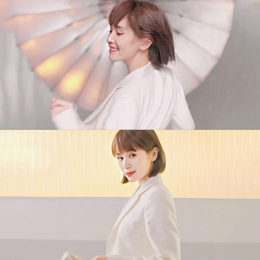 MXQ-23492496明星王子文同款小香风白色西装套装 商品图3