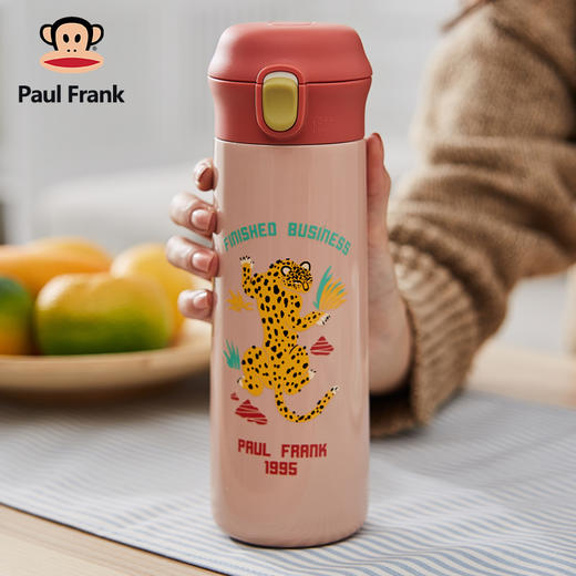 大嘴猴(Paul Frank)PFD056 不锈钢保温杯500ML女便携学生清新文艺水杯大容量车载茶杯子 网红款168 商品图4