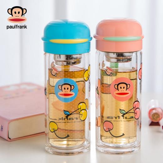paulfrank大嘴猴玻璃杯男女学生水杯双层办公茶杯随手杯创意杯子 商品图4