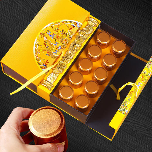 【送茶具】大红袍正山小种金骏眉铁观音龙普洱茶叶小罐红茶饮礼盒装 商品图2