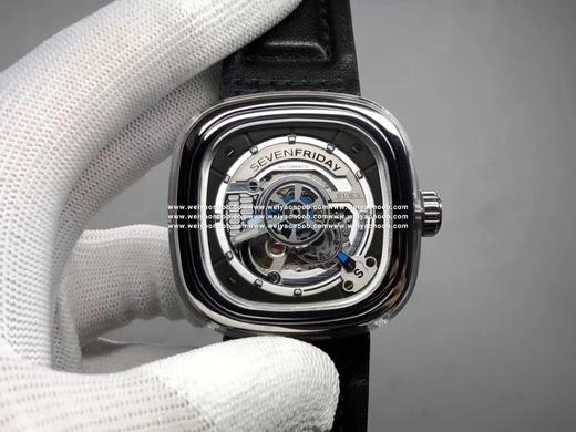 N七个星期五SEVENFRIDAY-S1/01融入新兴可循环材料，动态环上第七类可回收标志赋予了这一款表其文化内涵。皮表带，男士手表 商品图7