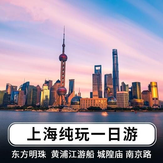 上海东方明珠+浦江游览+城隍庙旅游区+外滩一日游 商品图0
