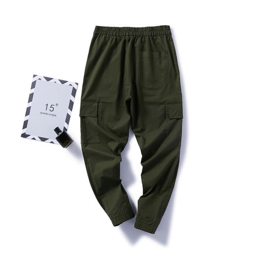 出口韩单 19s/s 春夏薄款 工装收口休闲裤 jogger pants WK213 商品图8