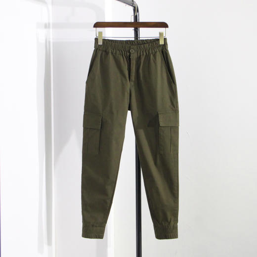 出口韩单 19s/s 春夏薄款 工装收口休闲裤 jogger pants WK213 商品图6