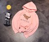 点此购买 蔻驰恐龙粉色连帽加绒卫衣 ks135579 商品缩略图0
