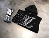 点此购买 LV男女款黑色飞机加绒连帽卫衣 ks135573 商品缩略图6