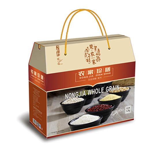 楚农家农家八珍精品杂粮礼盒400g*8/盒 商品图0