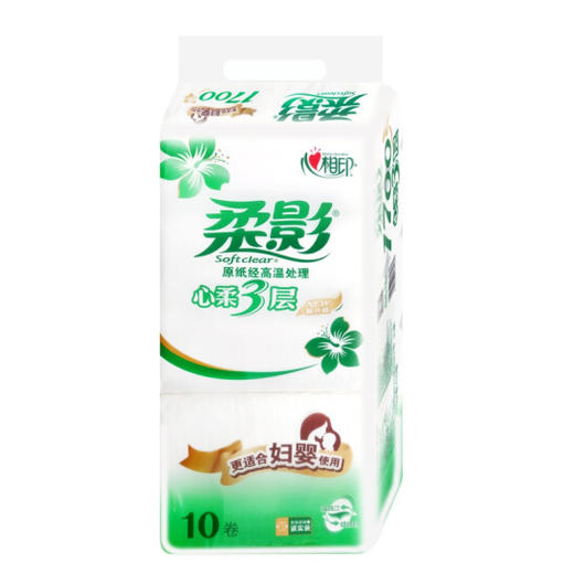 心相印柔影卷纸10卷/提 商品图0