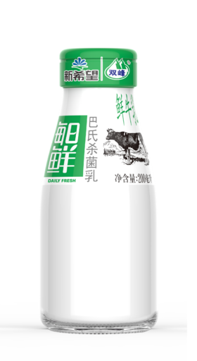 200ml每日鲜鲜牛奶玻璃瓶
