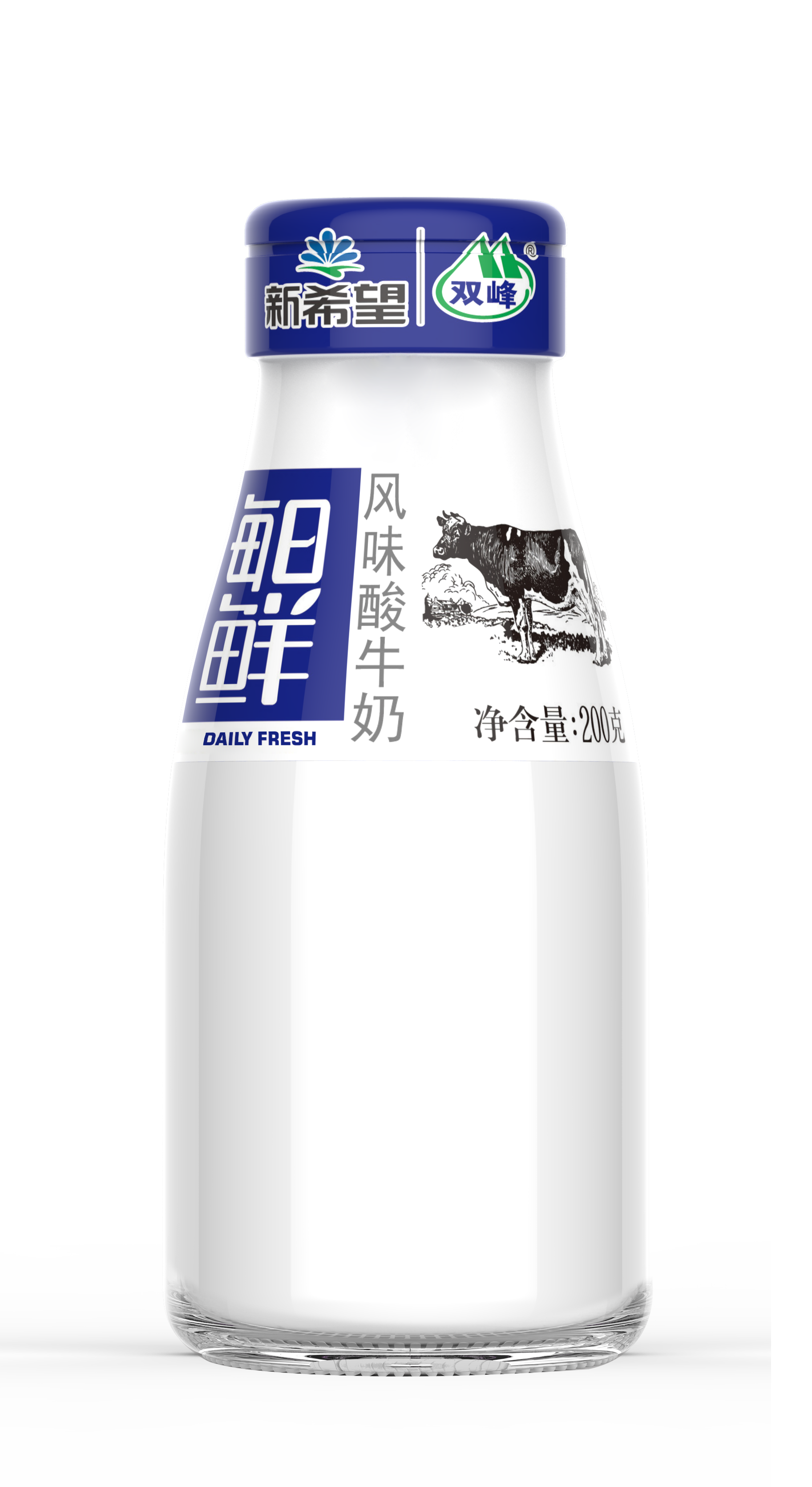 200g每日鲜酸牛奶玻璃瓶