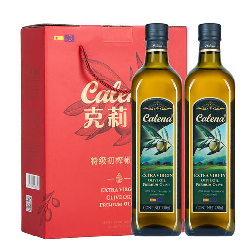 特级初榨橄榄油（原油进口）750ml*2/礼盒装(新旧两版包装随机发货) 商品图2