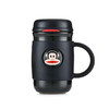 大嘴猴（PaulFrank）PFD005保温杯黑色商务办公水杯带把手真空不锈钢杯子340ML 商品缩略图0