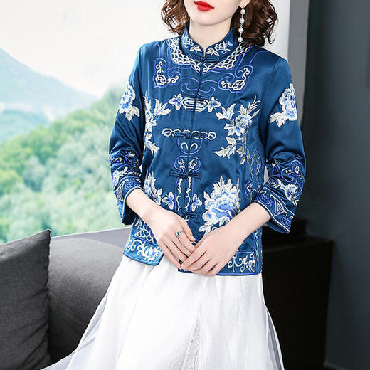 【之锦】禅意女装汉服改良旗袍复古唐装中国风上衣民族风 LX9897 商品图3