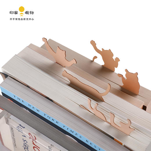 印象唯物原创出品 异形牛皮书签——猫咪系列 商品图2