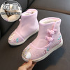 SH-703秋冬新款女童靴子儿童绣花棉鞋 商品缩略图1