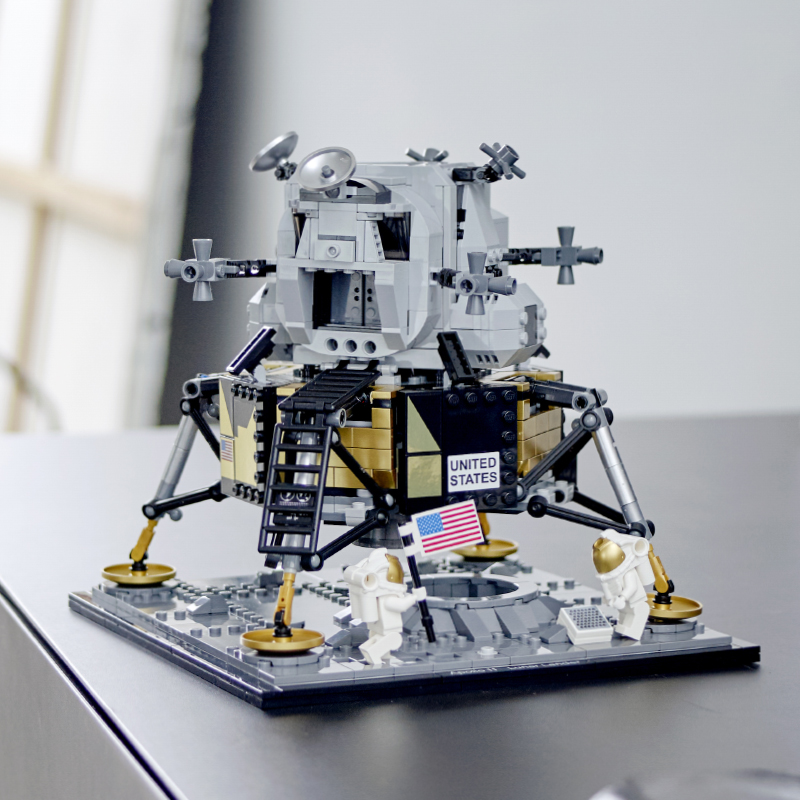nasa阿波罗11号月球着陆器 lego 乐高 10266 创意系列