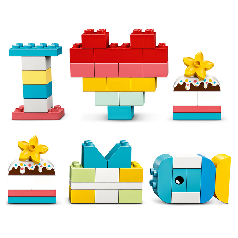 心形创意积木盒 lego 乐高 10909 得宝系列duplo
