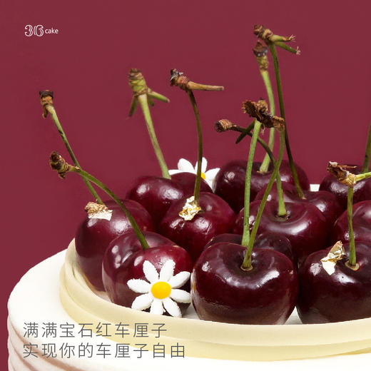 【6磅大蛋糕】甜心车厘子 鲜果蛋糕（深圳） 商品图1