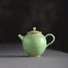 「纯手工球孔景德镇陶瓷茶壶」翡翠绿茶壶 窑变釉个人把玩茶壶 主人壶 商品缩略图0