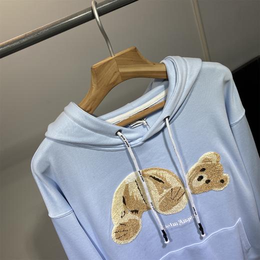 Pa1m Ange1s 断头熊KY联名定制 棕榈天使小熊情侣款加厚连帽卫衣  WY347 商品图9