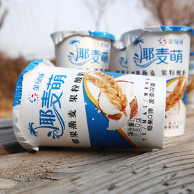 【推荐】新疆金绿成椰果燕麦果粒酸奶12杯*180克