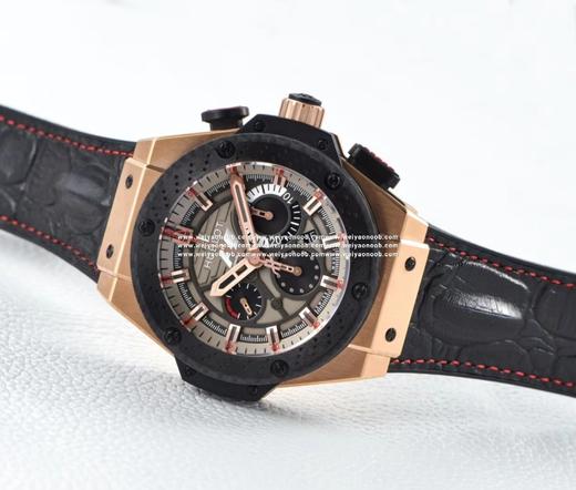 V6宇舶（恒bao）恒宝 F1赛道KingPower ，玫瑰金款，48MM，原版4100机芯，精钢外壳，透底，男表，皮表带！ 商品图13