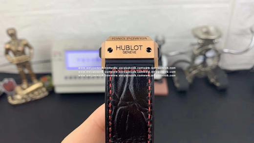 V6宇舶（恒bao）恒宝 F1赛道KingPower ，玫瑰金款，48MM，原版4100机芯，精钢外壳，透底，男表，皮表带！ 商品图2