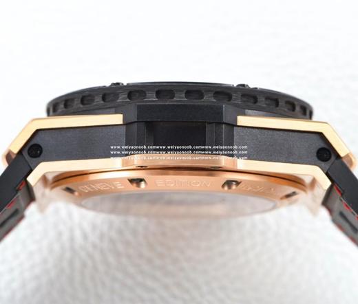 V6宇舶（恒bao）恒宝 F1赛道KingPower ，玫瑰金款，48MM，原版4100机芯，精钢外壳，透底，男表，皮表带！ 商品图10