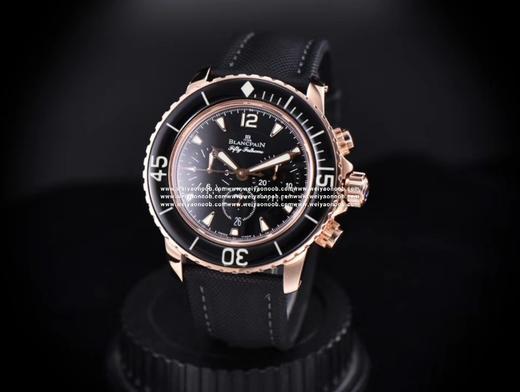 OM宝po五十噚5085F，直径45x15.5毫米，男士腕表，自动机械机芯，绢丝表带，密底。 商品图4