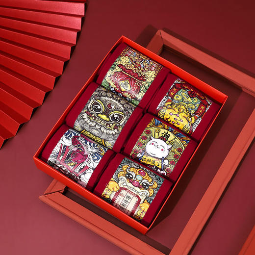 【新年爆款】妮律开运新年袜+锦鲤内裤【2.1号之后发货】 商品图4