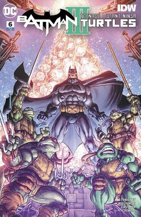 蝙蝠侠/忍者神龟 V3 斜线 Batman Teenage Mutant Ninja Turtles III（2019）普封