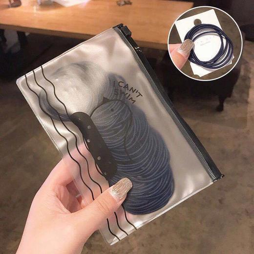 简约小圈细款发绳少女扎头发高弹力时尚饰品皮筋 商品图9
