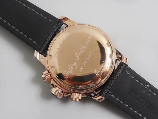 OM宝po五十噚5085F，直径45x15.5毫米，男士腕表，自动机械机芯，绢丝表带，密底。 商品图13