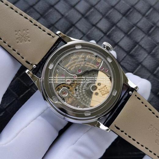 FL百达翡丽古典表系列5089G-062。38.6mm，中性腕表，自动上链机芯，皮表带，透底 商品图5