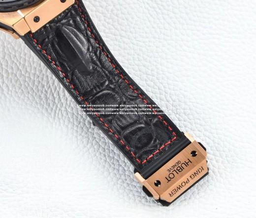 V6宇舶（恒bao）恒宝 F1赛道KingPower ，玫瑰金款，48MM，原版4100机芯，精钢外壳，透底，男表，皮表带！ 商品图7