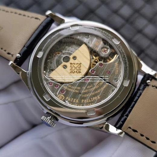 FL百达翡丽古典表系列5089G-062。38.6mm，中性腕表，自动上链机芯，皮表带，透底 商品图4