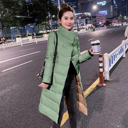 LYHB-5610新款白鸭绒中时尚轻薄双面穿韩版显瘦修身气质羽绒服女 商品图2