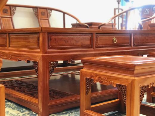 红桥红 家具严选  缅甸花梨(大果紫檀）  【圈椅沙发十二件套】 商品图5